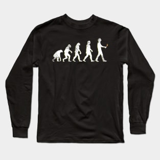 Evolution Of Mankind Vaping Long Sleeve T-Shirt